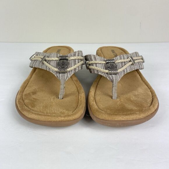 Minnetonka Women's Silverthorne Thong Sandals Size 9 Western Boho Nautical - Picture 5 of 7